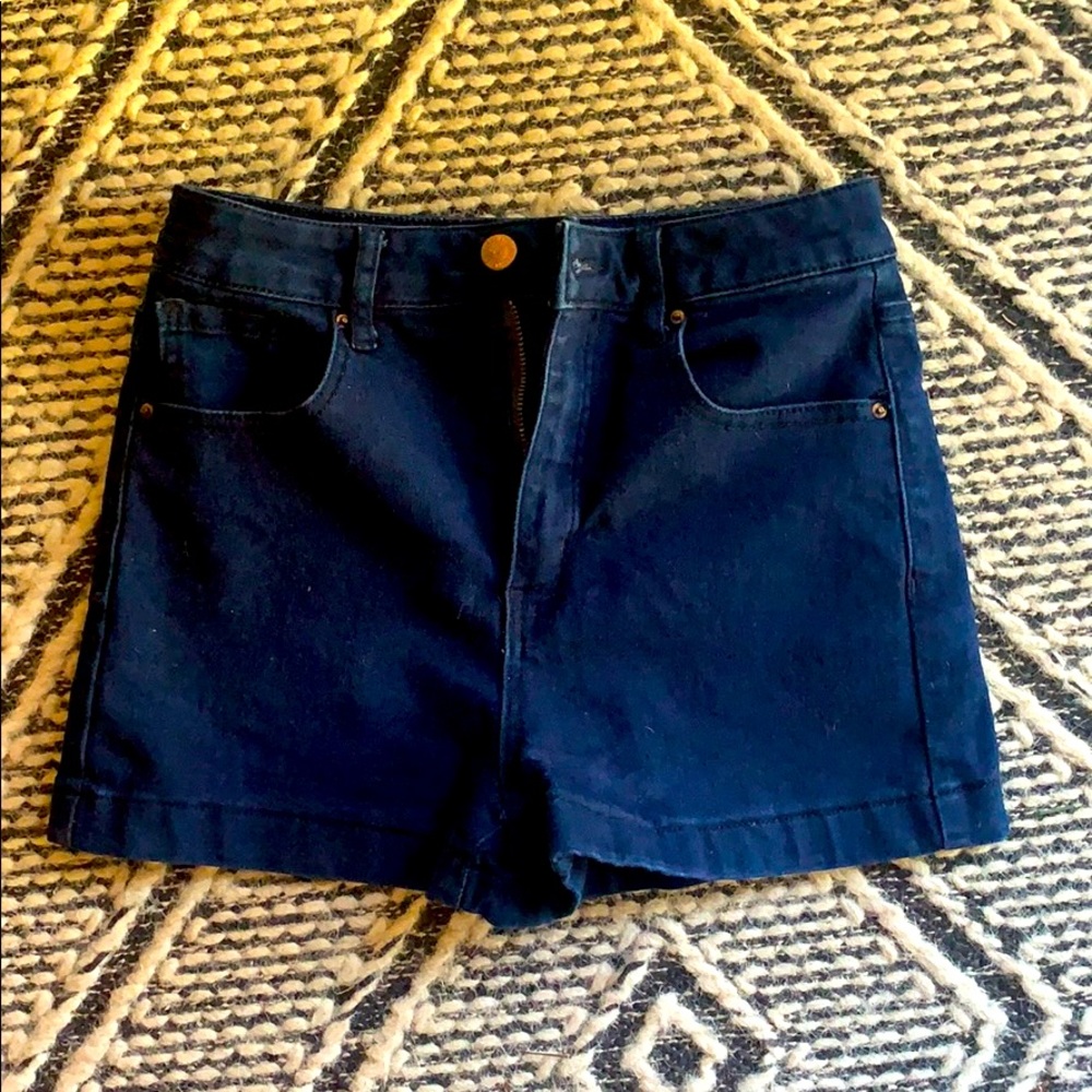 High Waisted Denim Shorts